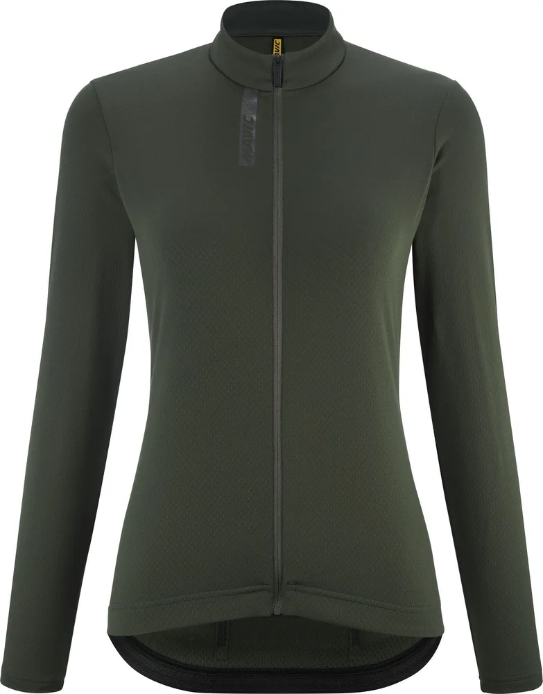 Dámsky dres s dlhým rukávom Mavic Aksium Thermo Christmas Green