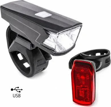Svetlo sada MPB blik.,pr.1LED - 400Lm 2F., zad.1LED 2F., V cene výrobku je zahrnutý recykl.pop.pre SR v sume 0,1248 €/kg.