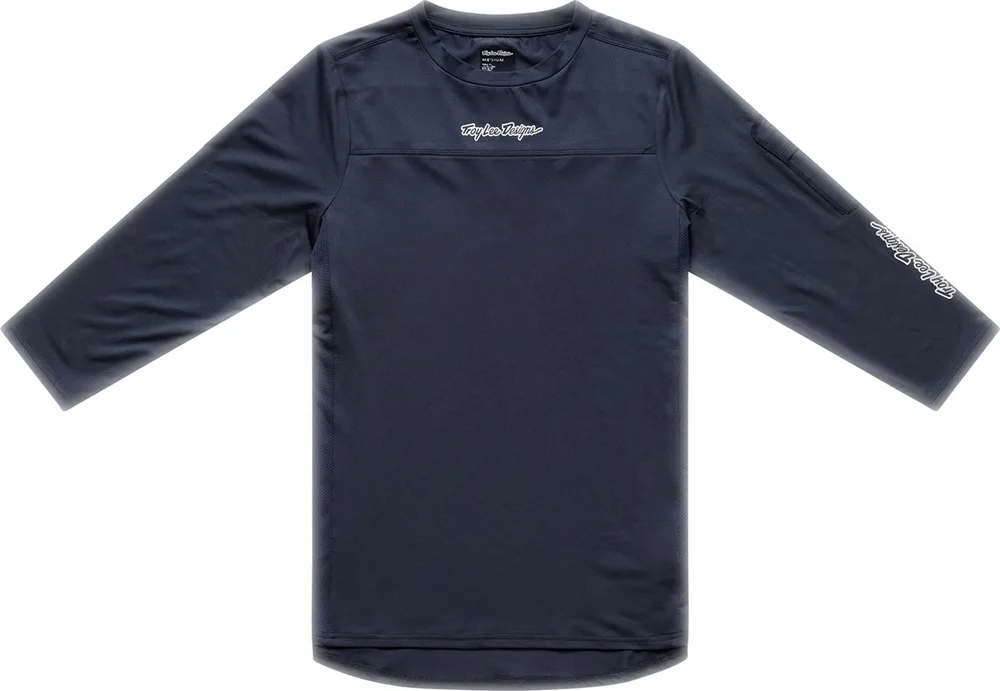 Pánsky dres s 3/4 rukávom TLD Ruckus Ride Tee Mono Carbon
