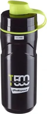 Cyklofľaša termo Polisport, T500 ml, čierno/zelená
