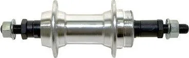 Náboj zadný duralový s maticami, 36d., 130 mm