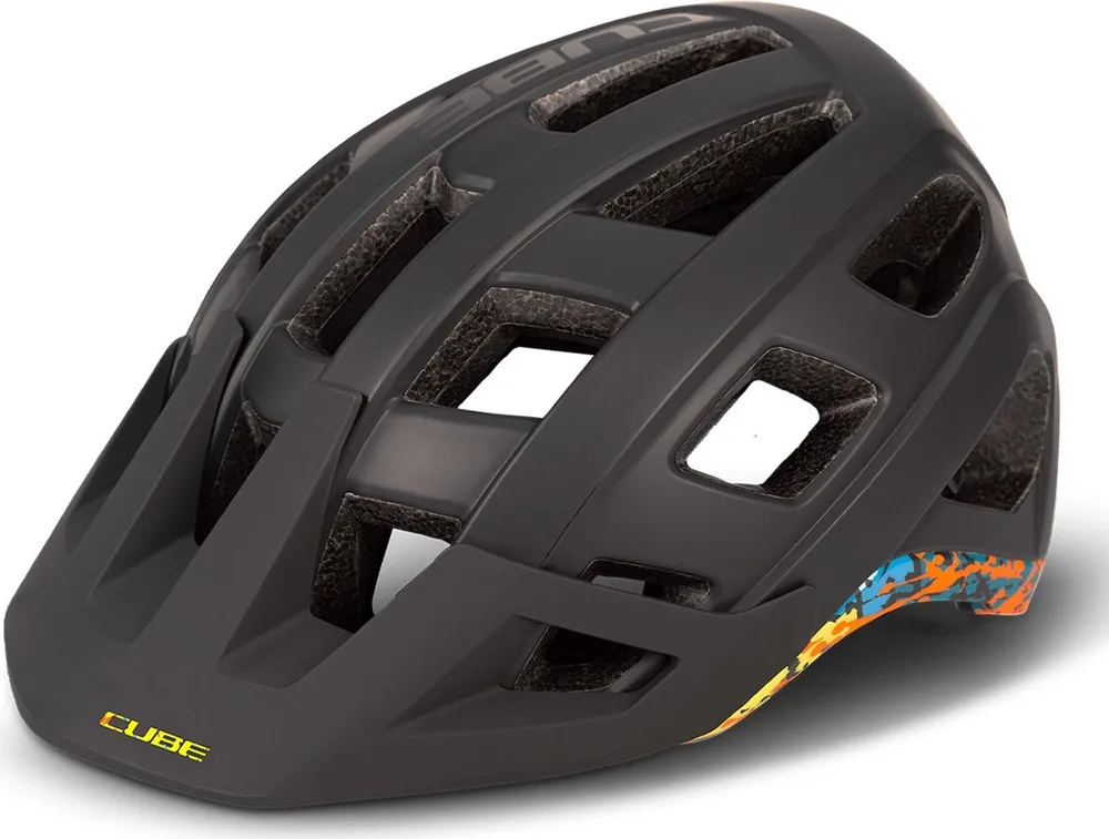 Prilba CUBE Badger black'n'splash