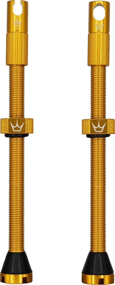 Bezdušové ventily Peaty's X Chris King (MK2) Gold 80 mm