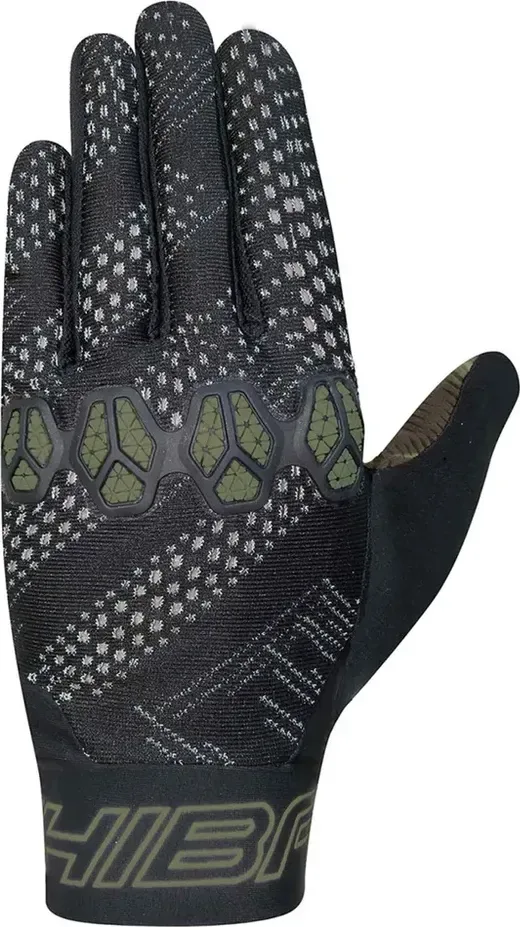 Chiba Detské cyklistické rukavice Trinity Youth BLACK-GREEN XS/S, Čierna/Zelená