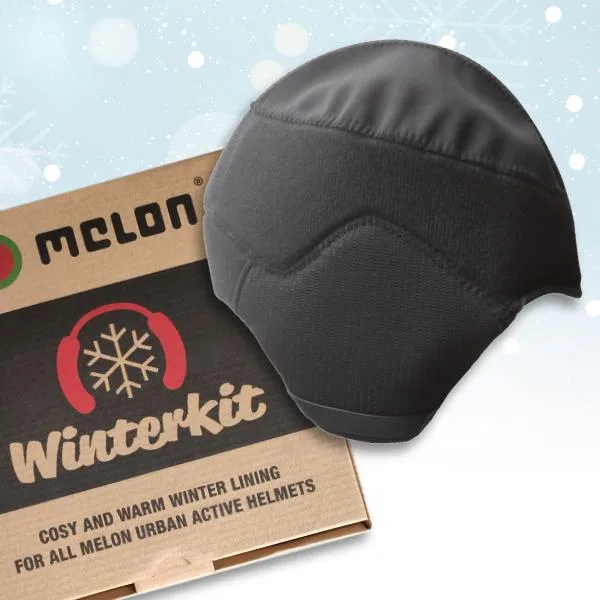 Melon Zimná vložka do cyklistickej prilby Winter edícia S/M/L, Čierna