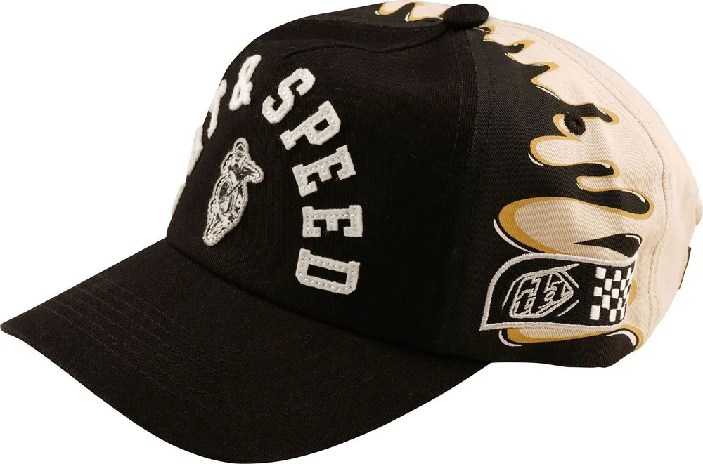 Šiltovka TLD Unstructured Curved Snapback Finish Line Black / Pumice