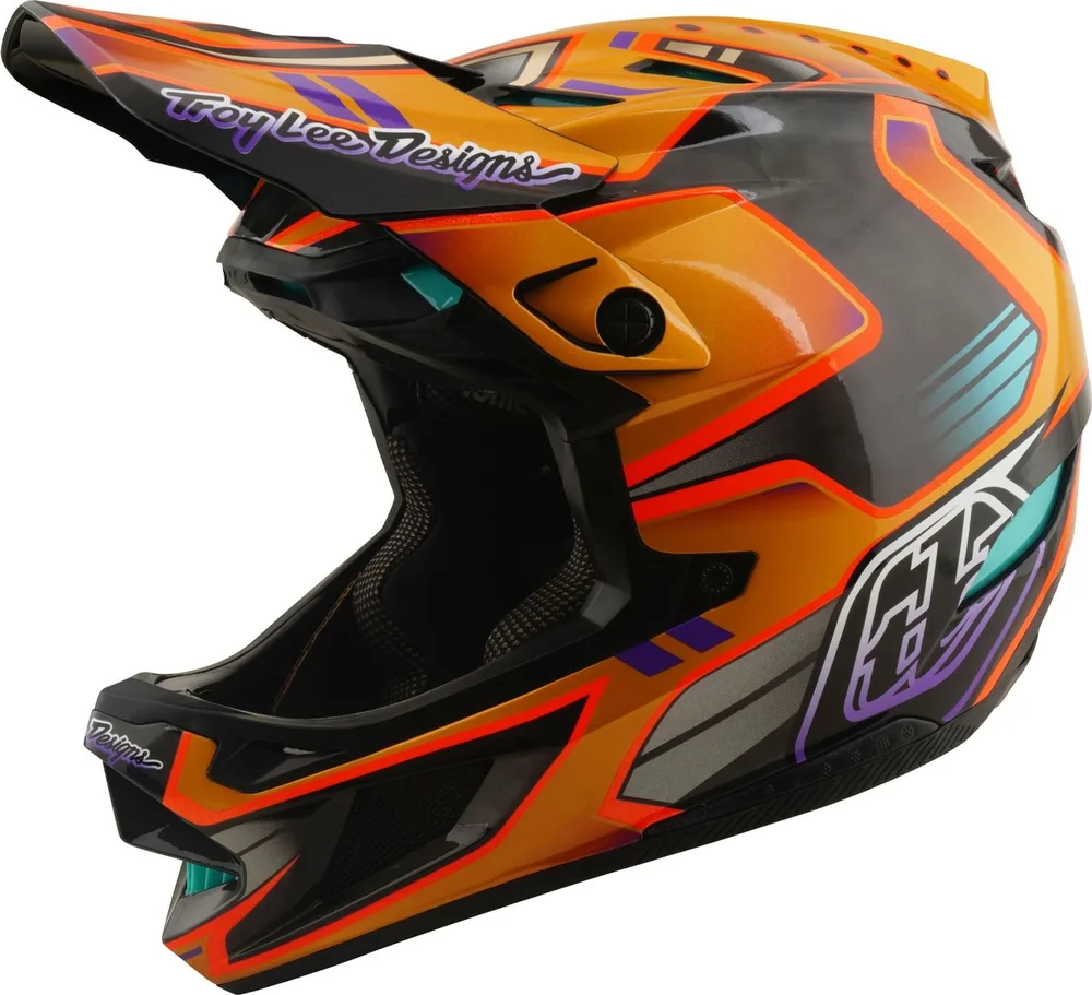Prilba TLD D4 Carbon MIPS Crest Gold