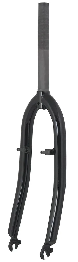FORCE vidlica MTB 24" Fe 1" závit, čierna lesklá