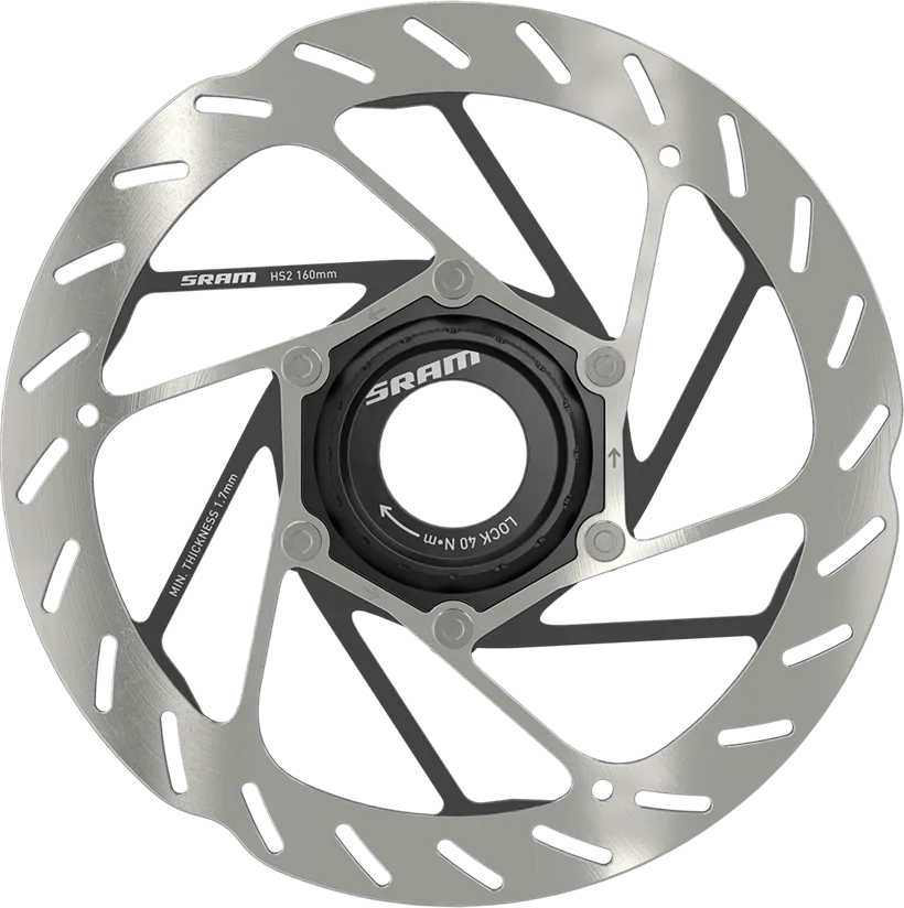Brzdový kotúč SRAM Centerlock HS2 160 mm Rounded