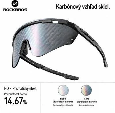 Okuliare RockBros s carbónovým dizajnom