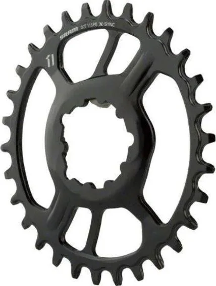 Prevodník SRAM X-Sync oceľový 11S 30T DM 3 offset B BLK