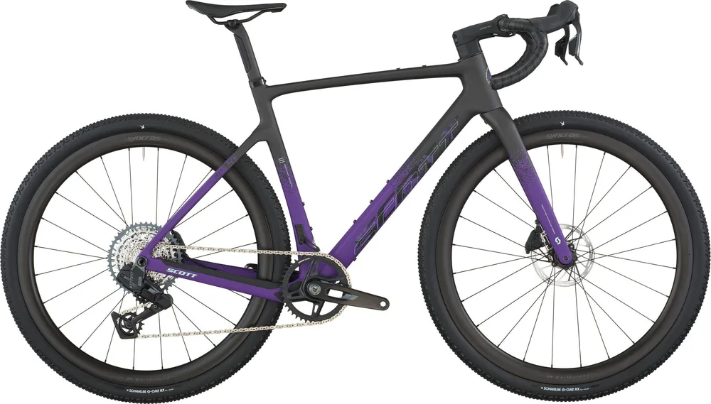 Scott Addict Gravel 20, Carbon Black/indigo Purple