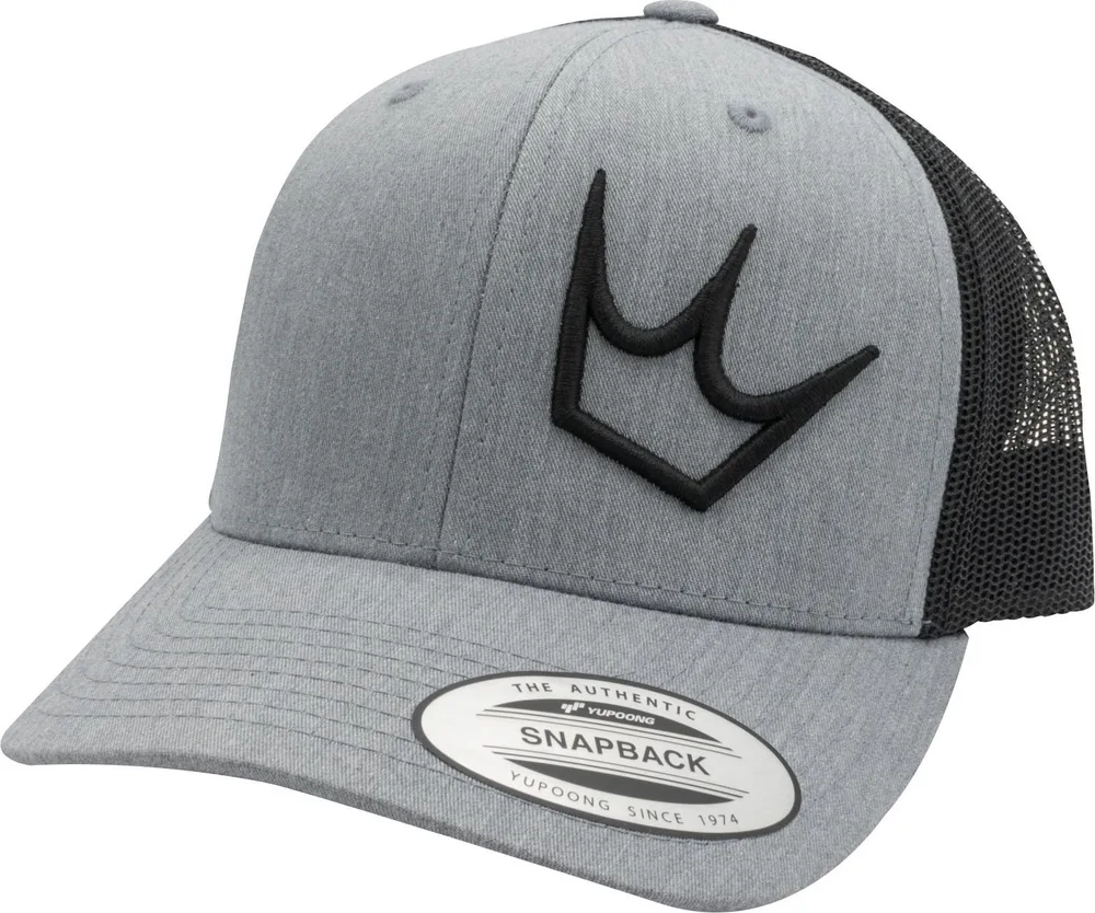 Šiltovka Peaty's Pubwear Trucker Cap Crown Grey / Black (PPW-CAP-CWN-GRY)