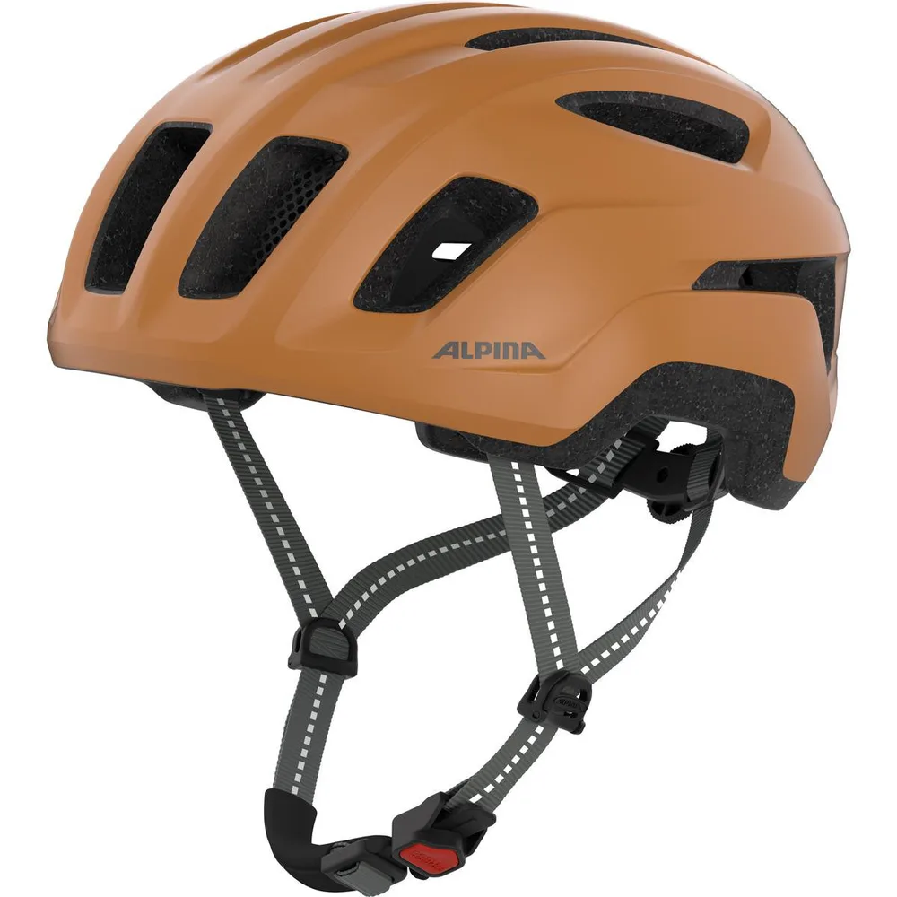 ALPINA Cyklistická prilba PARANUS URBAN hnedá (burro-brown matt)