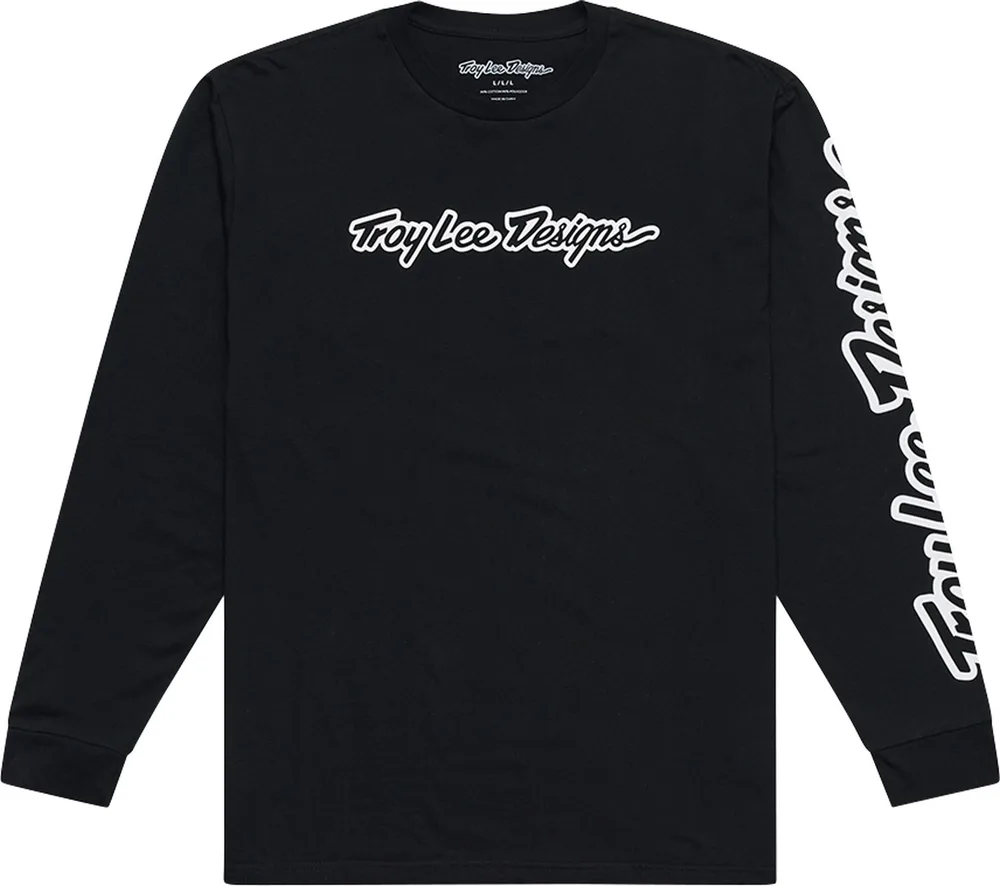 Tričko s dlhým rukávom TLD Signature Black
