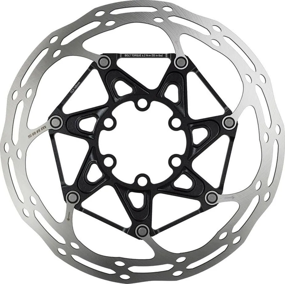 Brzdový kotúč SRAM Centerline 2P 140 mm Black ST Rounded