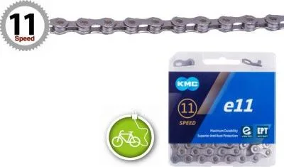 Reťaz KMC X-11-E, 1/2 x 11/128, sivá, 11 kolo
