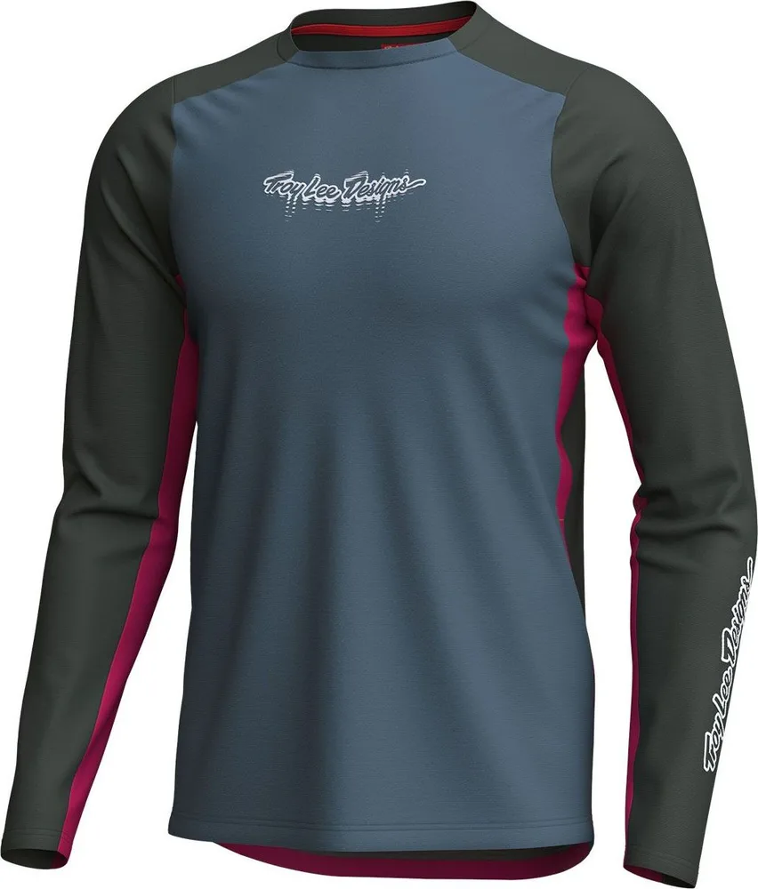 Pánsky dres s dlhým rukávom TLD Skyline Pro Descend Slate