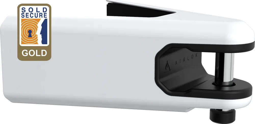 Uzamykateľný držiak Hiplok Airlok White