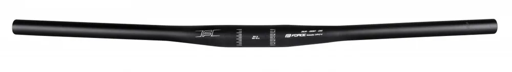 FORCE riadítka BASIC H4.4 rovné 31,8/680mm Al, čierne matné