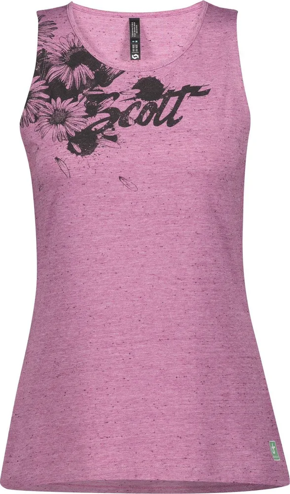 Dámske tielko Scott Trail Flow DRI, Cassis Pink