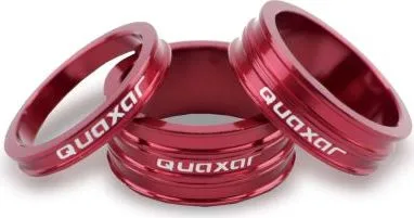 Podložka hl.zl, červená 1 1/8 x 5,10,15mm, 3ks/sada