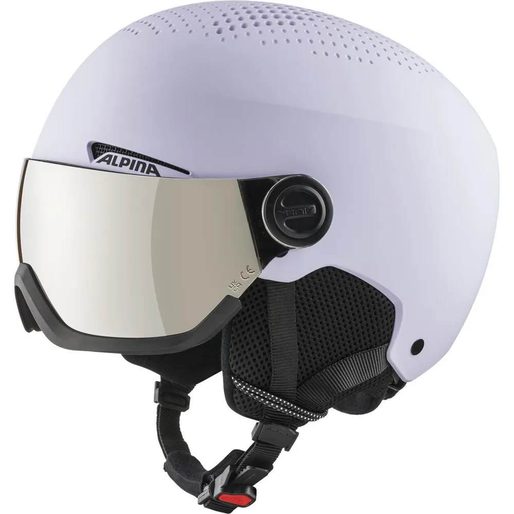 ALPINA Lyžiarska prilba ARBER VISOR lillac matt