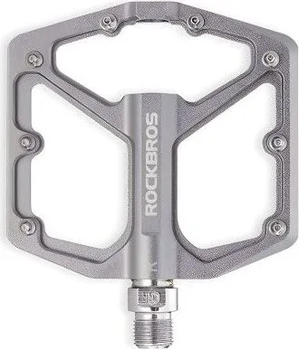 Pedál RockBros, PL,LSL Flat Al, 9/16, titán