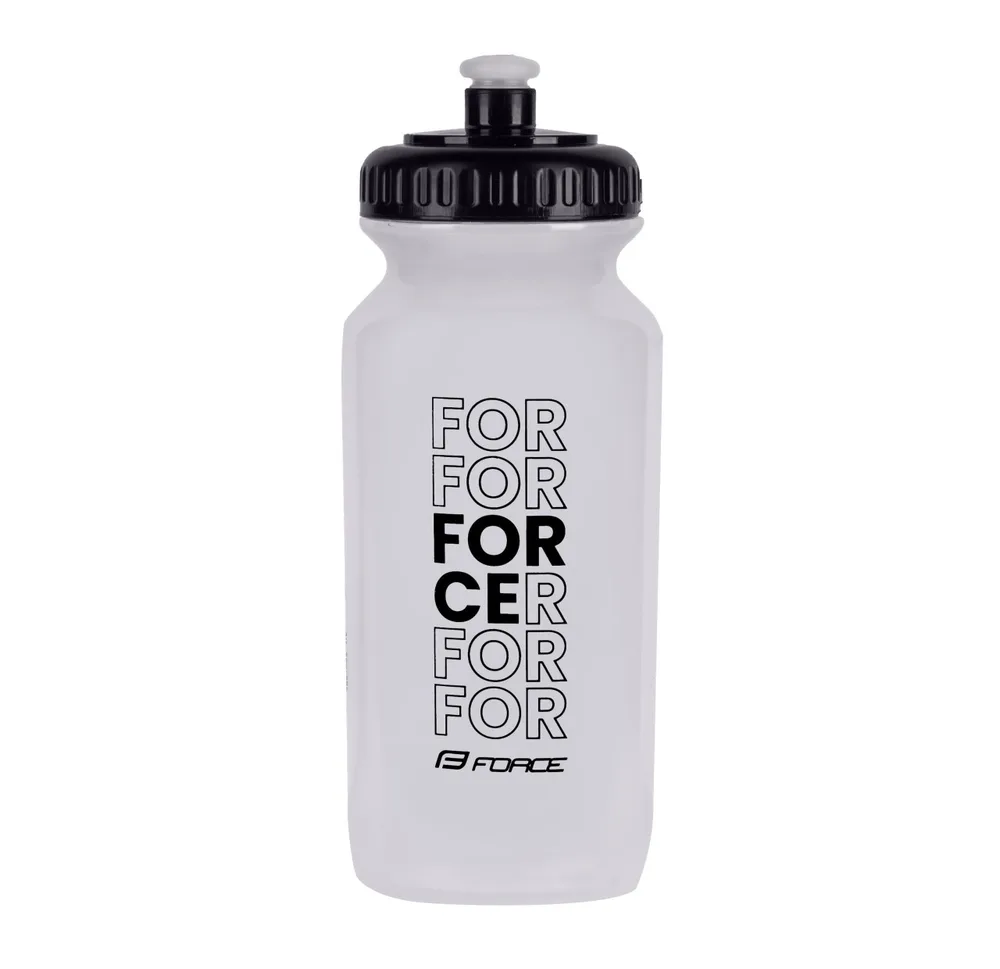 Force fľaša DAILY 0,5 l, transparentná-čierna