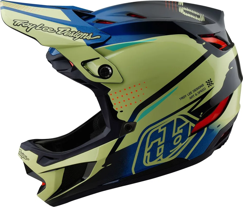 Prilba TLD D4 Composite Drip Glo Yellow