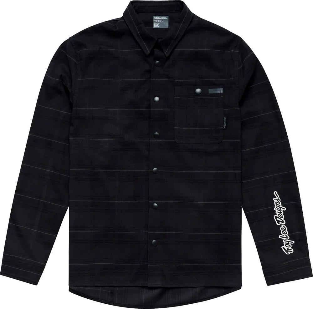 Košeľa TLD Grind Flannel Plaid Carbon