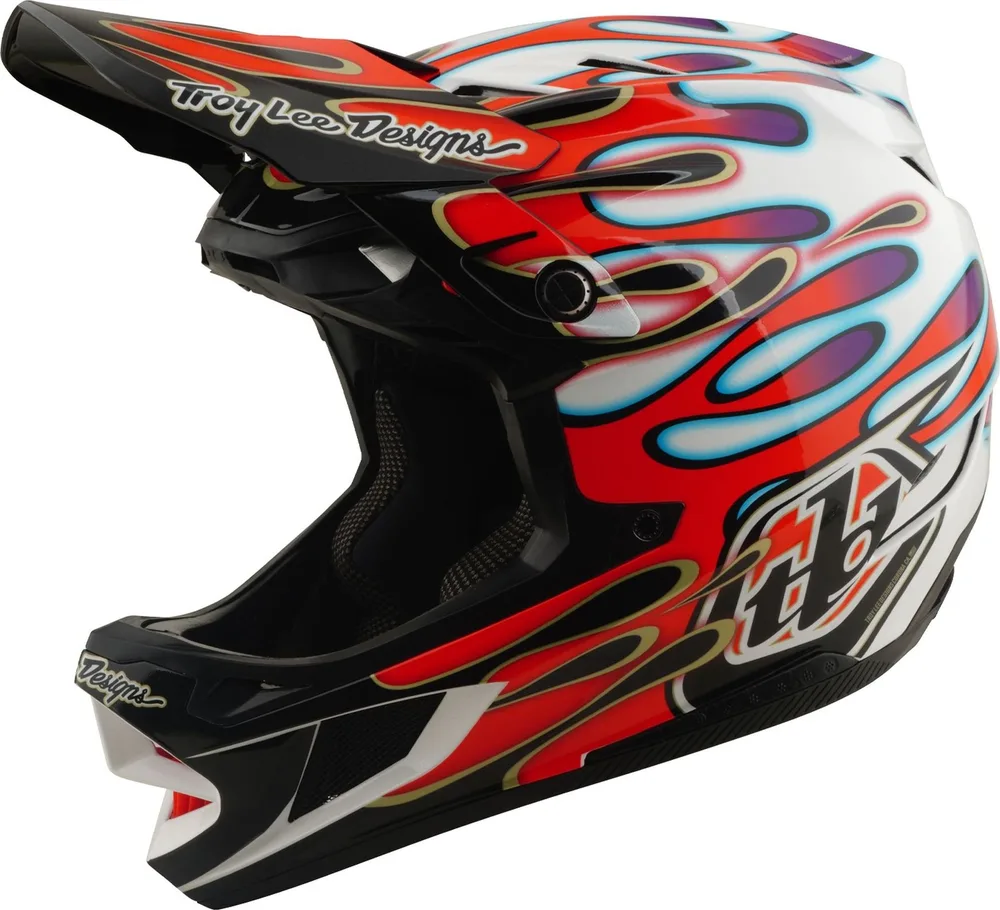 Prilba TLD D4 Composite MIPS Overspray White / Red