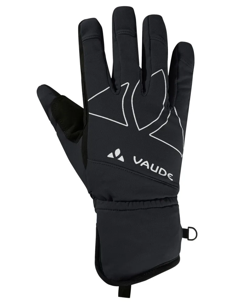 Vaude lyžiarske rukavice La Varella, unisex, čierne
