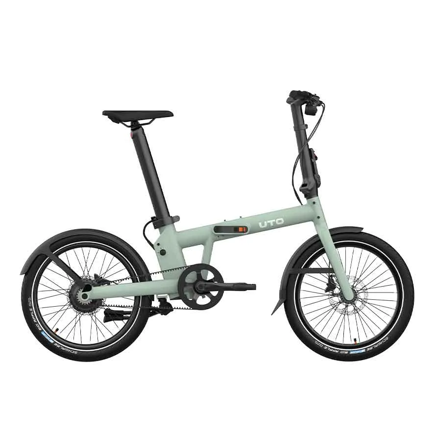 UTO Skladací elektrobicykel PRO20 V3 2026 Smoked Green, Zelená/Sivá/Modrá/Béžová