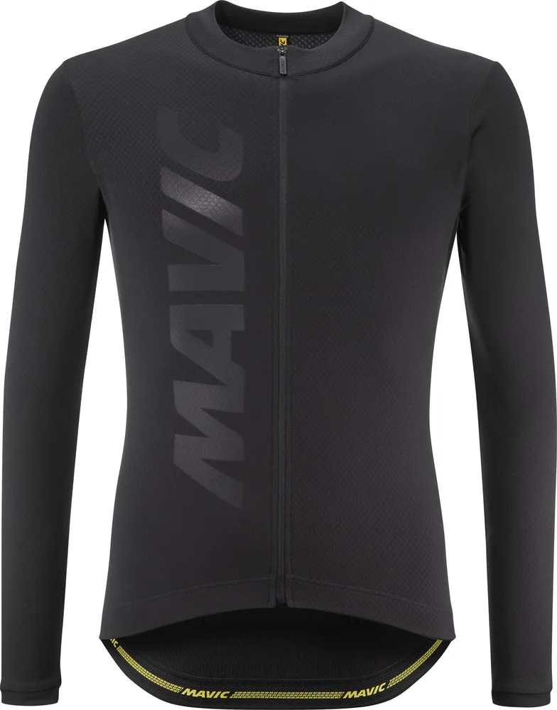 Pánsky dres s dlhým rukávom Mavic Aksium Thermo Black