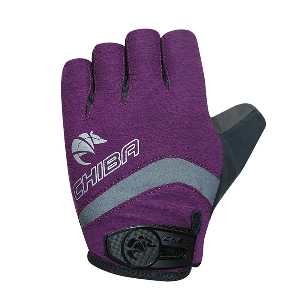 Chiba Cyklistické rukavice Lady BioXCell PURPLE M, Fialová