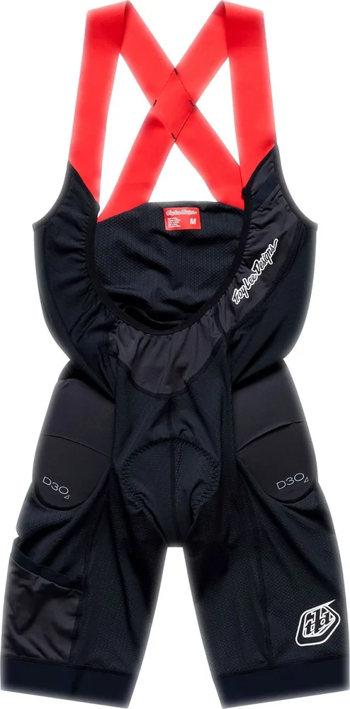 Pánske vnútorné kraťasy s vložkou TLD Ultra Enduro Bib Liner Mono Black