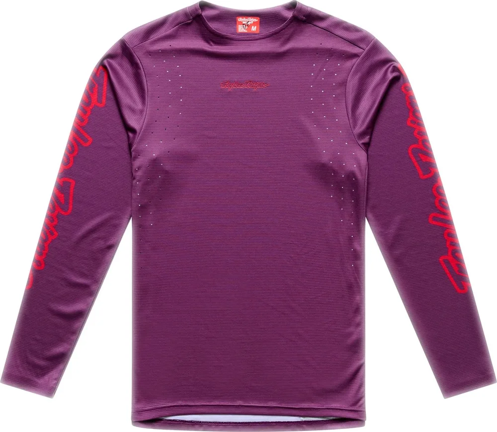 Pánsky dres s dlhým rukávom TLD Sprint Pro Mono Sangria