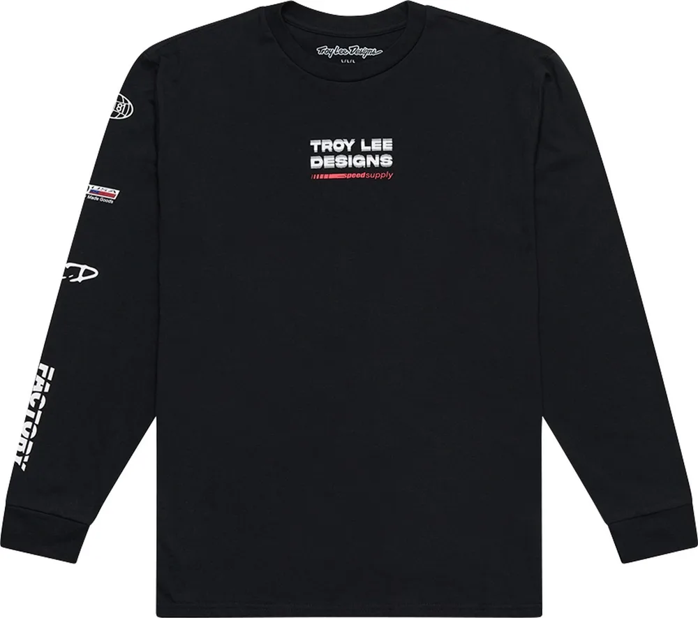 Tričko s dlhým rukávom TLD Factory Black