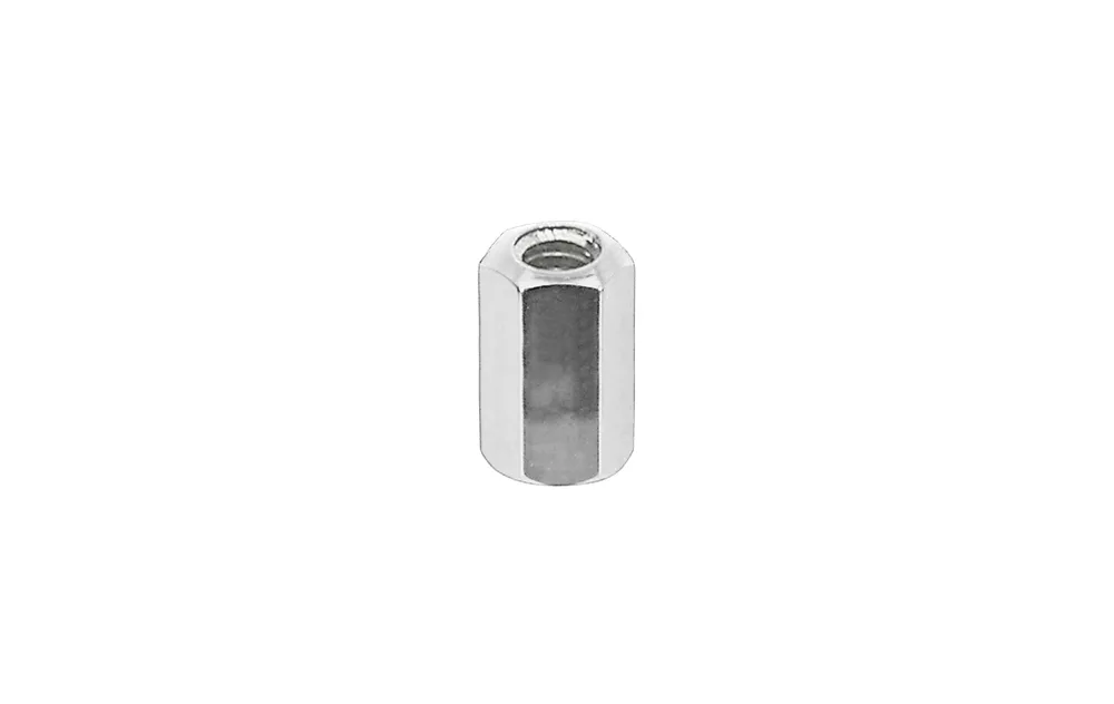 Nipel mosadz 8mm 4,7hex, silver