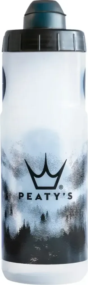 Fľaša Peaty's X Fidlock Lockin Storm Clear 600 ml