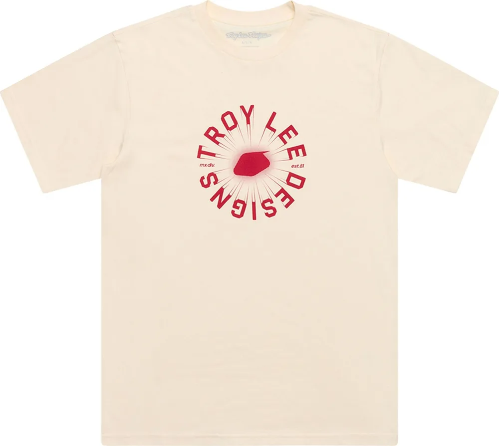 Tričko s krátkym rukávom TLD Rotation Vintage White