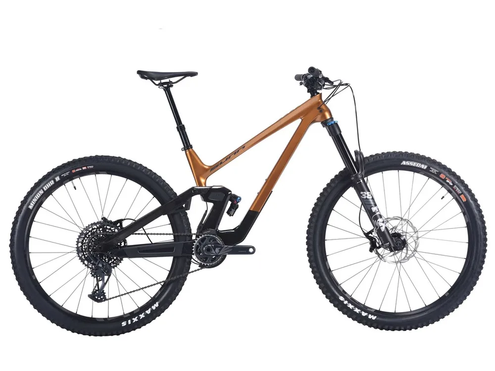 SUNN Horský bicykel KERN EN FINEST 2025 S, Čierna/Hnedá