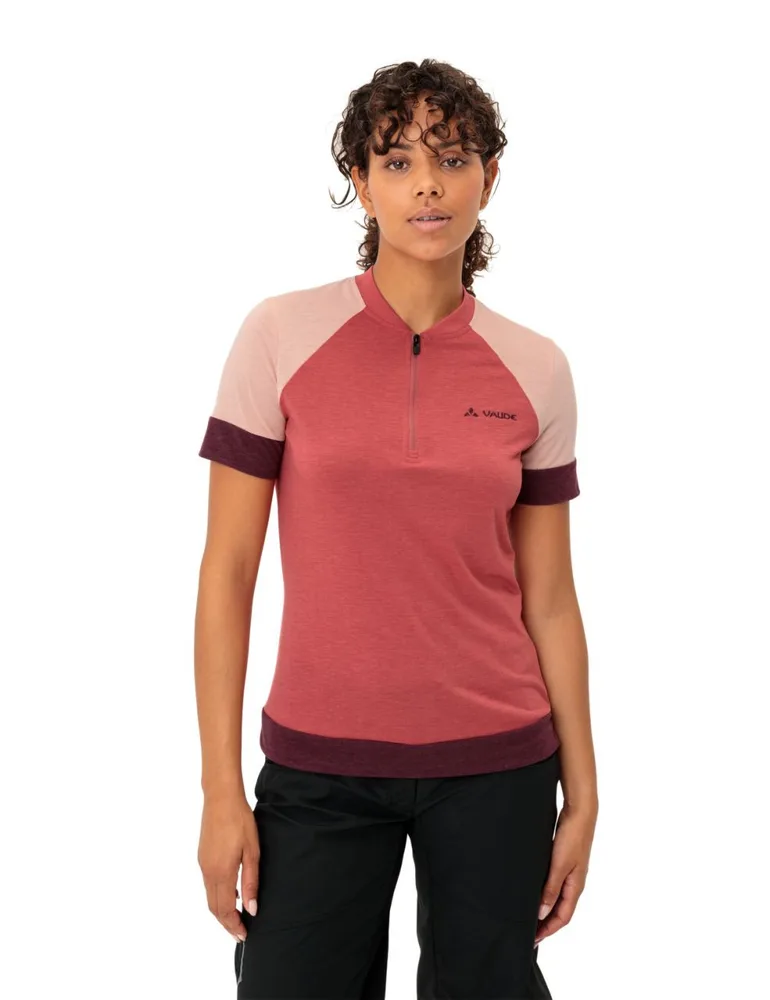 Vaude all-mountain dres, Altissimo Q-Zip, brick, dámsky