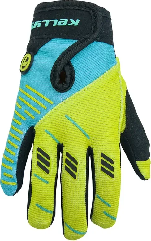 Rukavice KELLYS Gouki, blue-lime, small