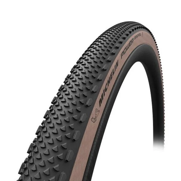 Plášť POWER GRAVEL 700x47C (47-622) 30x120TPI 590g TLR hnedý bok skladací