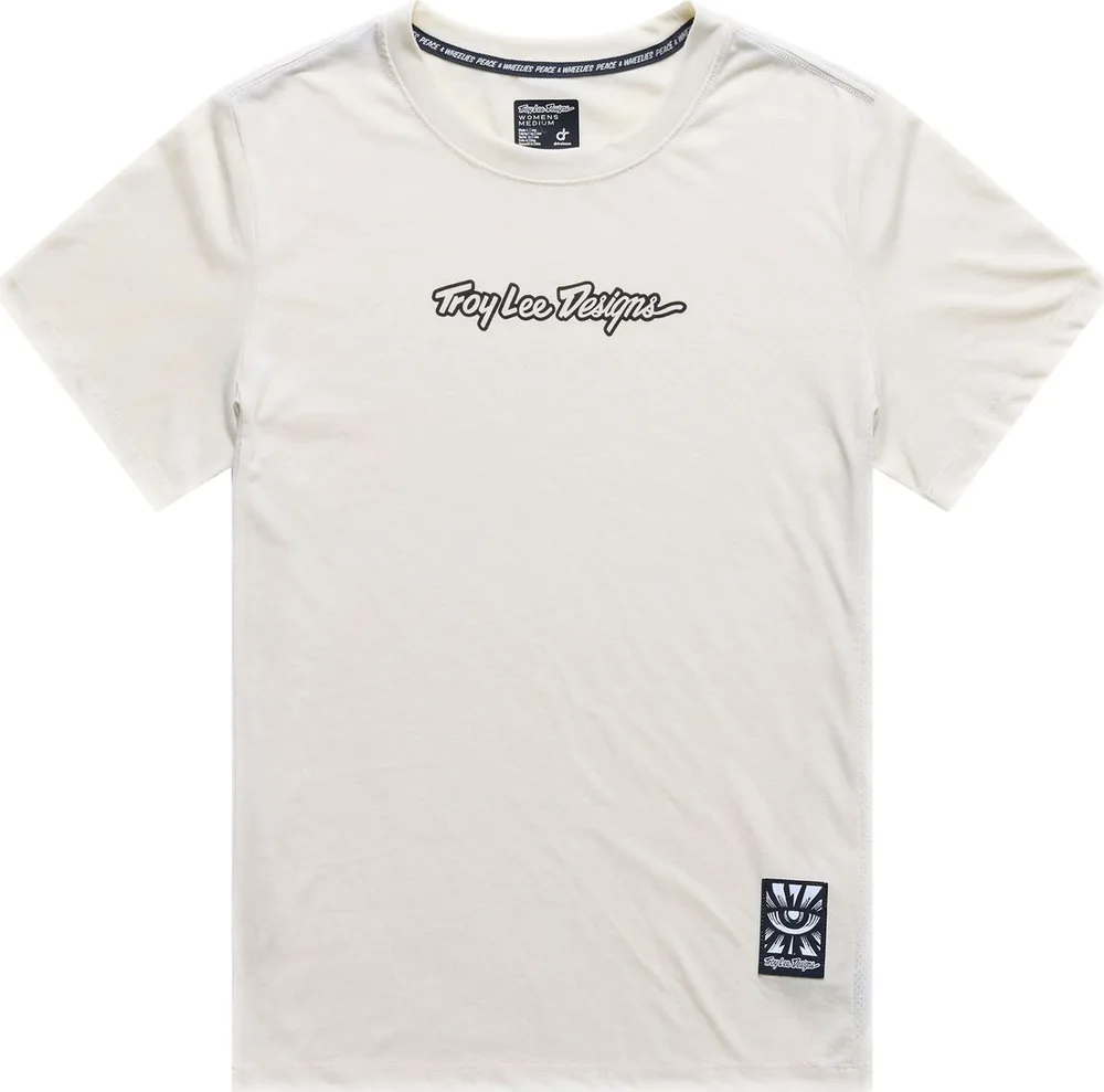Dámsky dres s krátkym rukávom TLD Lilium Ride Tee Signature Pumice