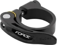 FORCE objímka sedlovky C4.4 s RÚ 34,9, Al, čierna, OEM