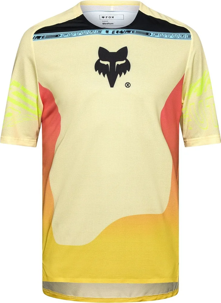 Pánsky dres Fox Flexair Elevated, krátky rukáv, Lemonade