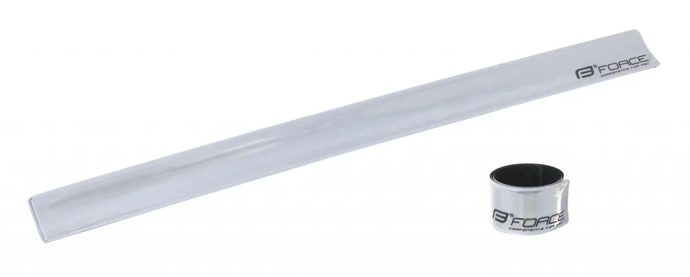 Force samonavíjací pásik 38 cm, strieborný